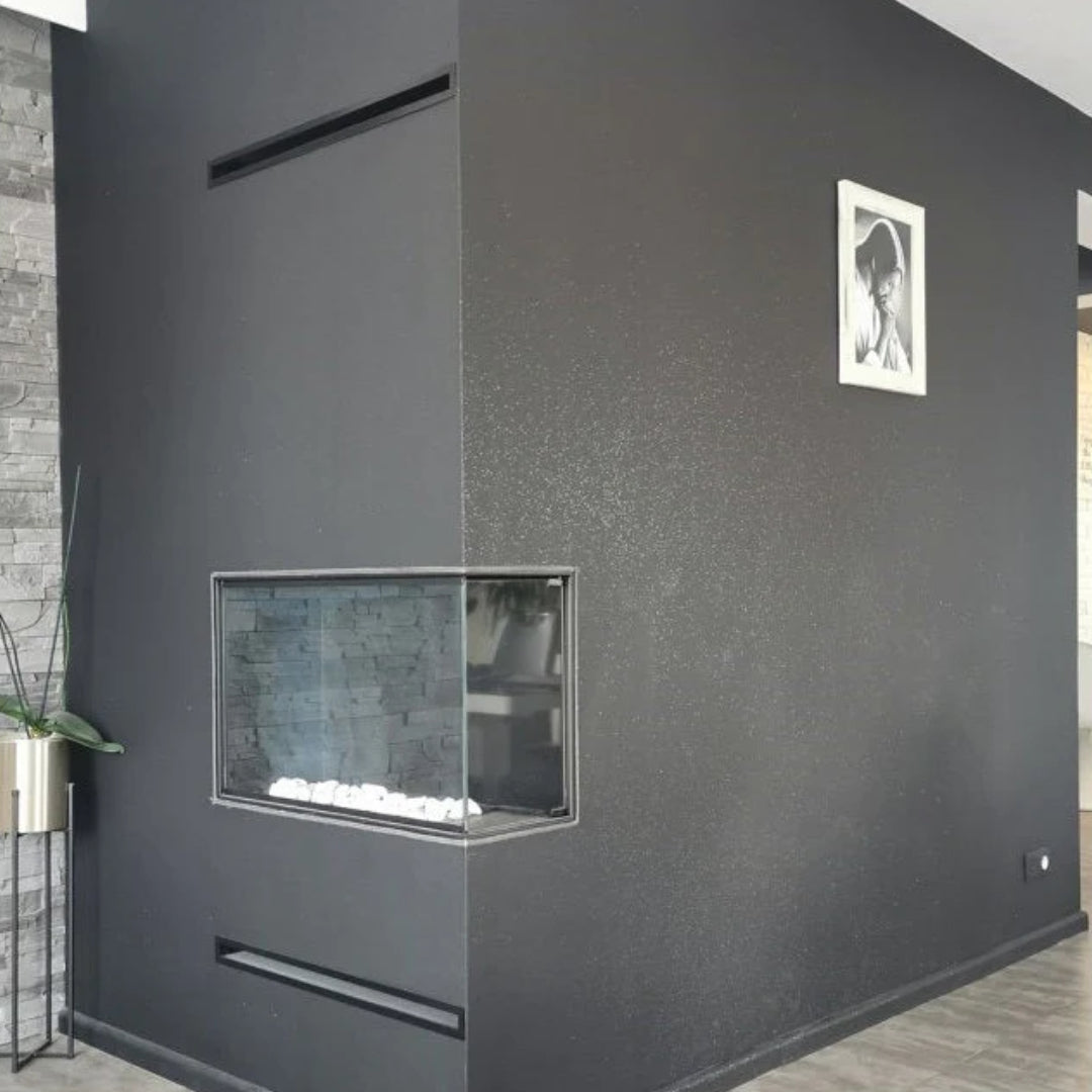 Bioethanol Eck Einbaukamin 60cm rechts Wohnzimmer Trockenbau Einbau Ethanolkamin Kaminofen
