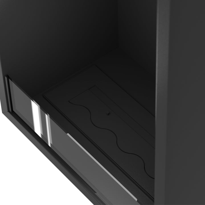 Bioethanol Einbau Kamin Ofen SELECTED Vertikal 70x160x35cm von Wild Flame Nahaufnahme
