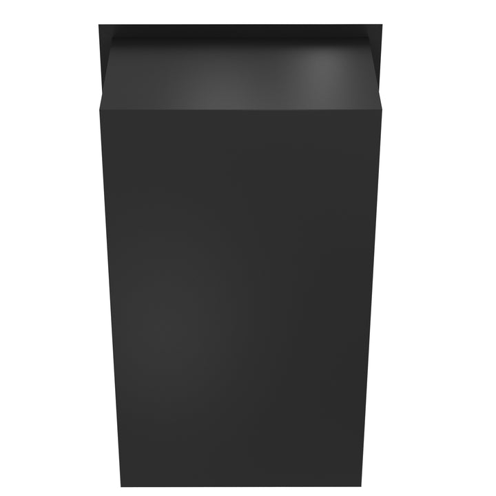 Bioethanol Einbau Kamin Ofen SELECTED Vertikal 70x160x35cm Rückseite Stahlgehäuse von Wild Flame