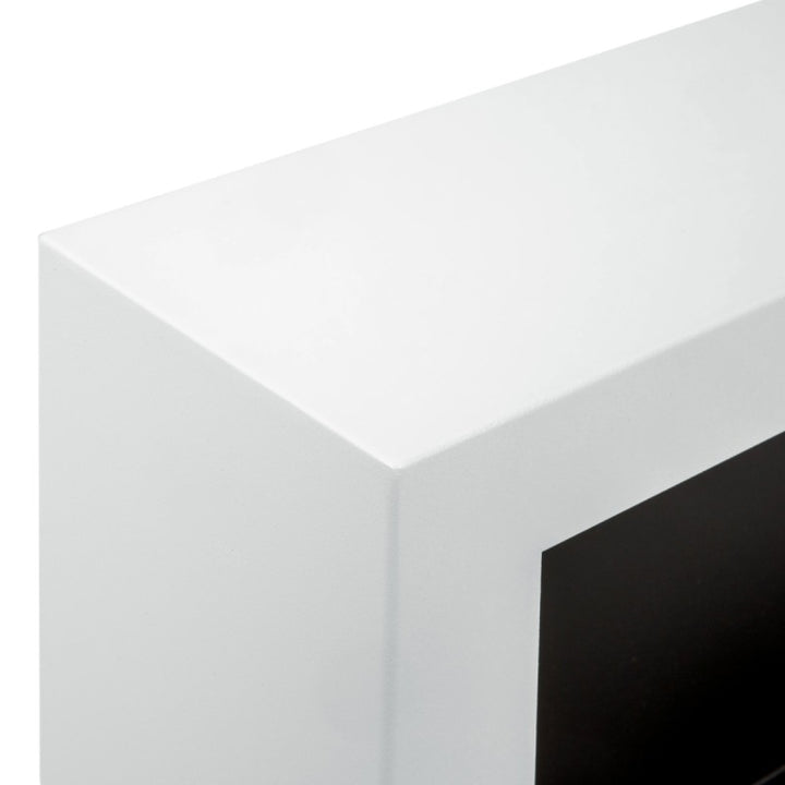 Bioethanol Wandkamin - Deluxe Weiss