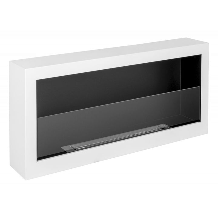 Bioethanol Wandkamin - Deluxe Weiss